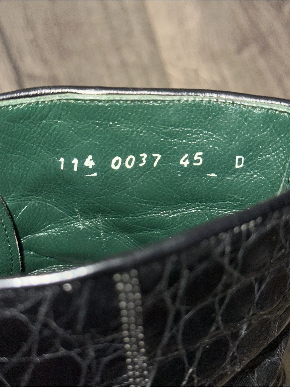 Gucci Made in Italy Vintage Crocodile Leather Boots
